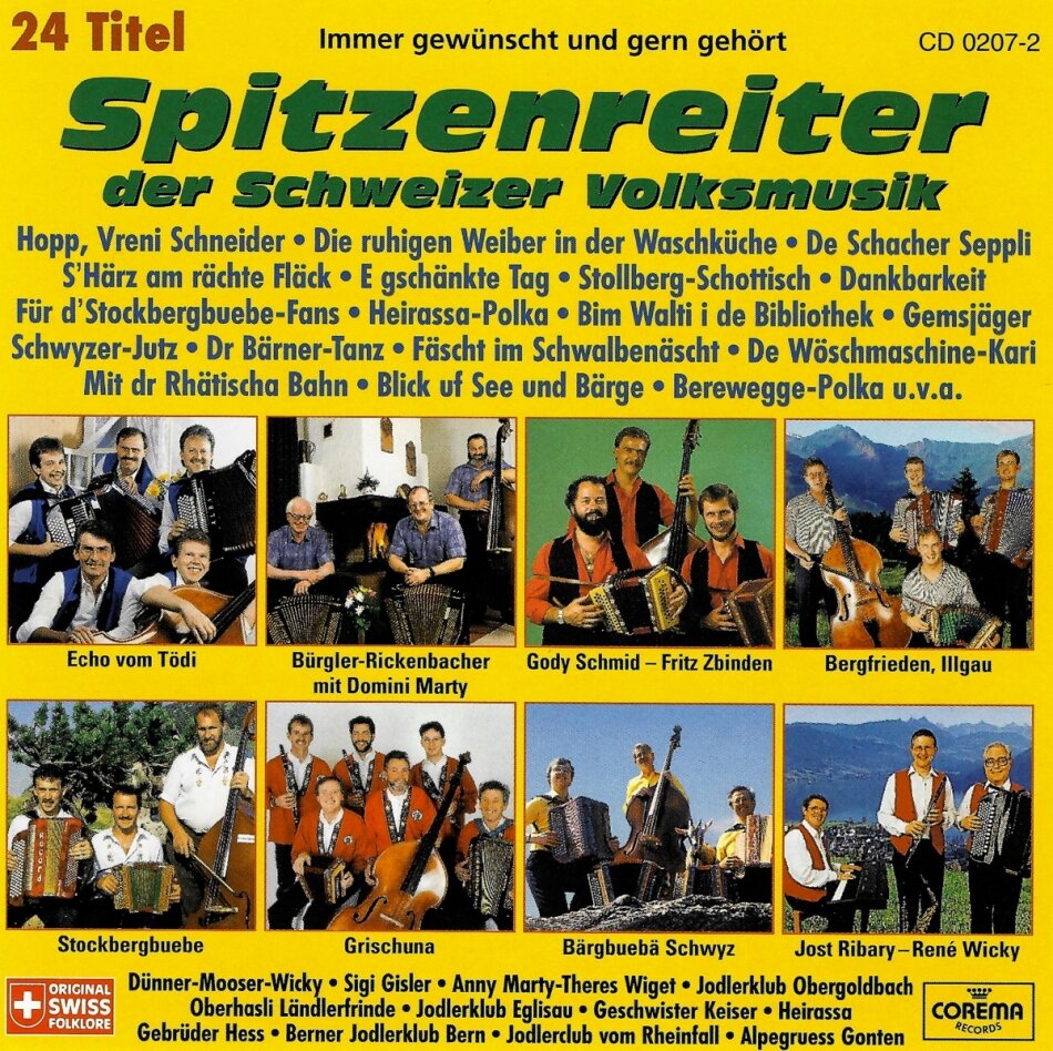 Spitzenreiter Der Schweizer Volksmusik - Various