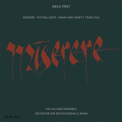 Arvo P&auml;rt (*1935) & Arvo P&auml;rt (*1935) - Miserere