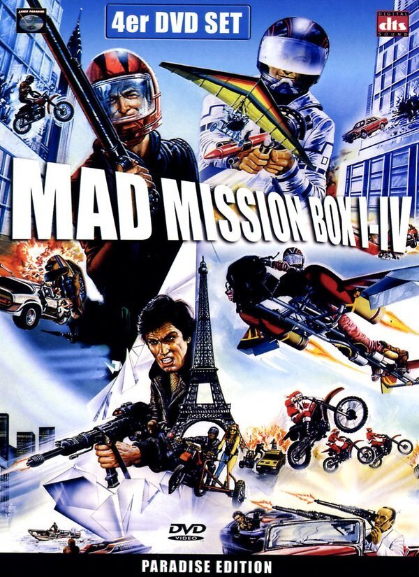Mad Mission Collection Box, 4 DVDs