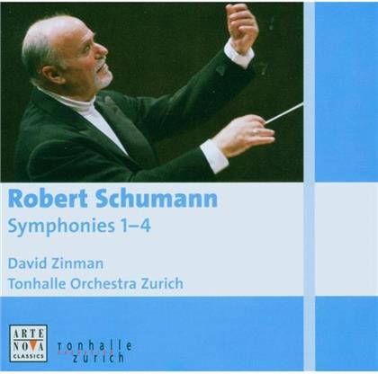 Zinman David / Tonhalle Orchester Z&uuml;rich & Robert Schumann (1810-1856) - Sinfonien 1-4 (2 CDs)