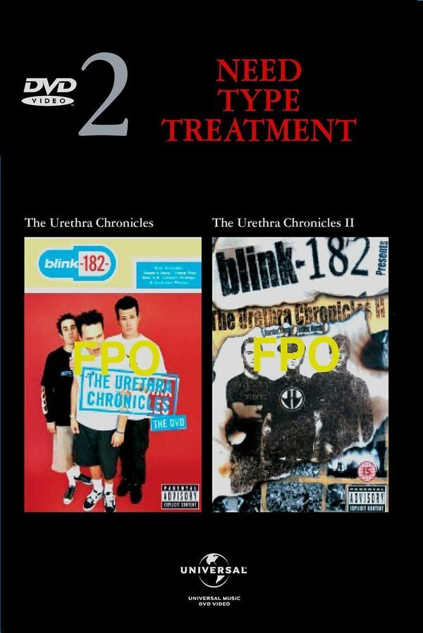 Blink 182 - The urethra chronicles 1 & 2 2 DVDs