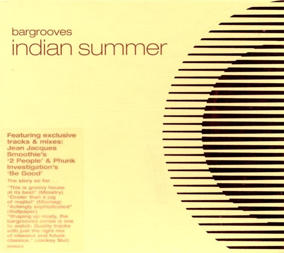 Bargrooves - Various - Indian Summer 2 CD