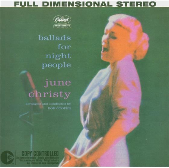 June Christy - Ballads For Night People
