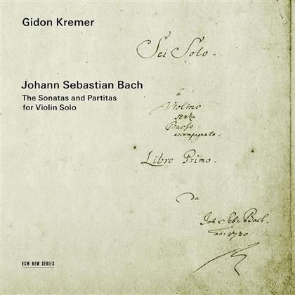 Johann Sebastian Bach (1685-1750) & Gidon Kremer - Sonaten Und Partiten F&uuml;r Solo Violine - Sonatas And Partitas For Violin Solo (2 CD)