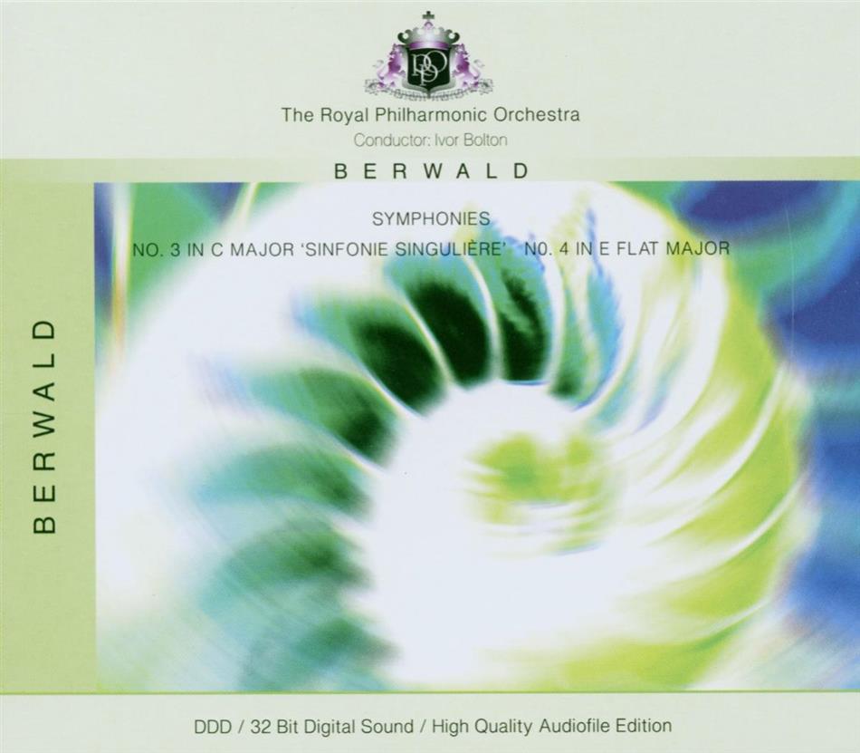 The Royal Philharmonic Orchestra & Franz Adolf Berwald - Sinfonie 3+4