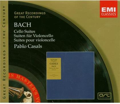 Pablo Casals (1876 - 1973) & Johann Sebastian Bach (1685-1750) - Cellosuiten 1-6 (2 CDs)