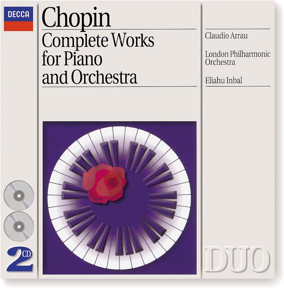Claudio Arrau, Frédéric Chopin (1810-1849), Eliahu Inbal & The London Philharmonic Orchestra - Werke Für Klavier Und Orchester 2 CD