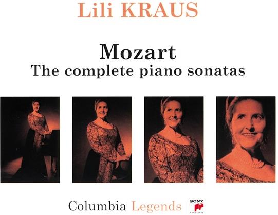 Lili Kraus & Wolfgang Amadeus Mozart (1756-1791) - Klaviersonaten Komplett 4 CDs