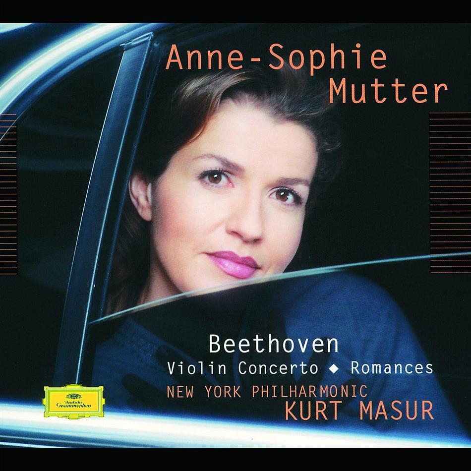 Ludwig van Beethoven (1770-1827), Kurt Masur, Anne-Sophie Mutter & New York Philharmonic - Violinkonzert / Romanzen