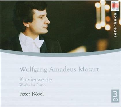 Peter R&ouml;sel & Wolfgang Amadeus Mozart (1756-1791) - Klavierwerke (3 CDs)