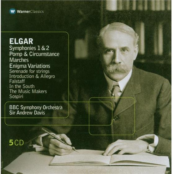 Sir Andrew Davis & Sir Edward Elgar (1857-1934) - Sinfonien/Sinfonische Dichtung 5 CDs
