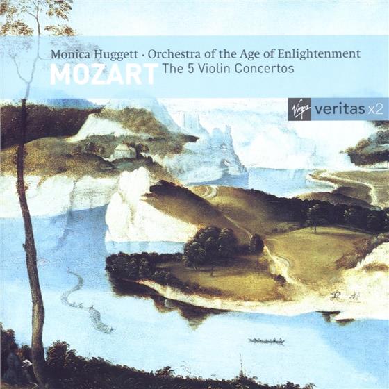 Monica Huggett & Wolfgang Amadeus Mozart (1756-1791) - Violinkonzert 1-5 2 CDs