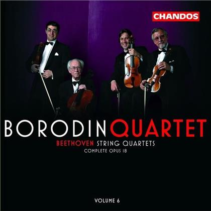 Borodin Quartet & Ludwig van Beethoven (1770-1827) - Streichquartette 6 Op18 1-6 (3 CDs)