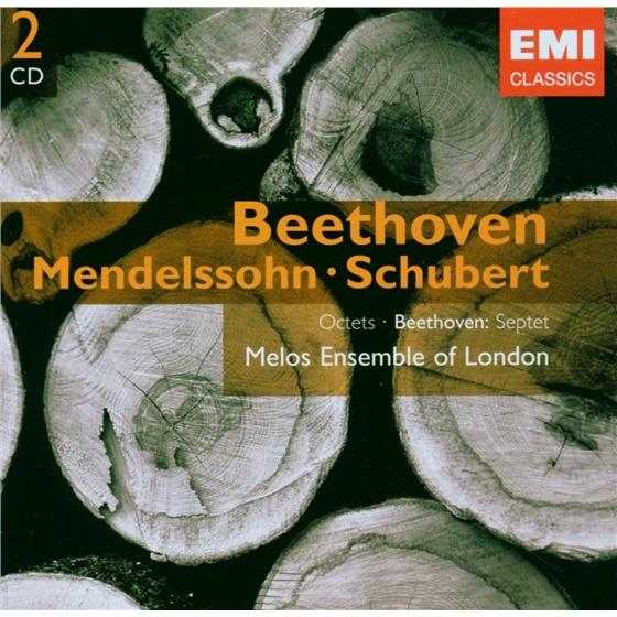 Melos Ensemble & Beethoven/Mendelssohn/Schubert - Septett/Oktett 2 CDs
