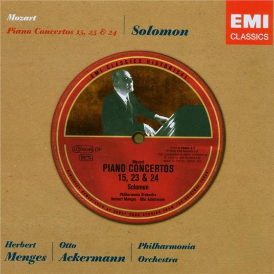 Solomon & Wolfgang Amadeus Mozart (1756-1791) - Klavierkonzerte 15,23,24