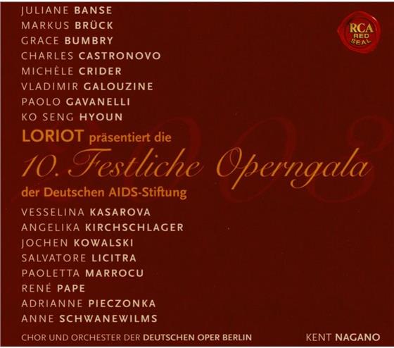 Loriot / Nagano Kent & Various - 10. Festl. Operngala Aids-Stiftung 2 CDs