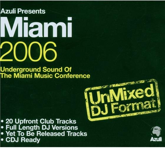 Azuli Presents - Miami 2006 - Unmixed 2 CDs