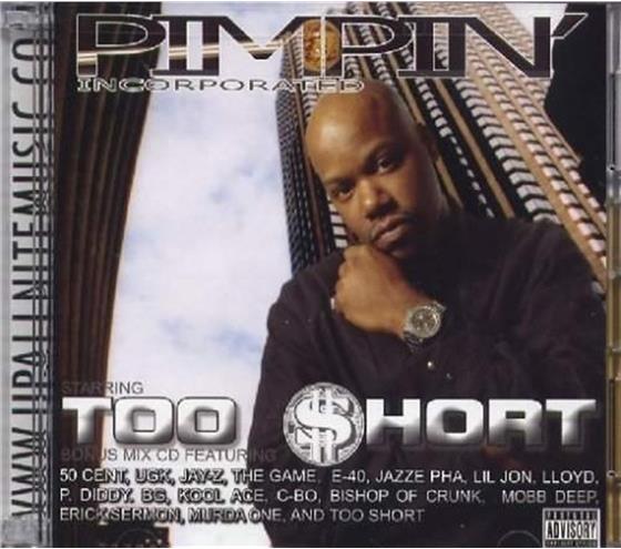 TOO $HORT - Pimpin Incorporated Chopped & Screwed 2 CDs