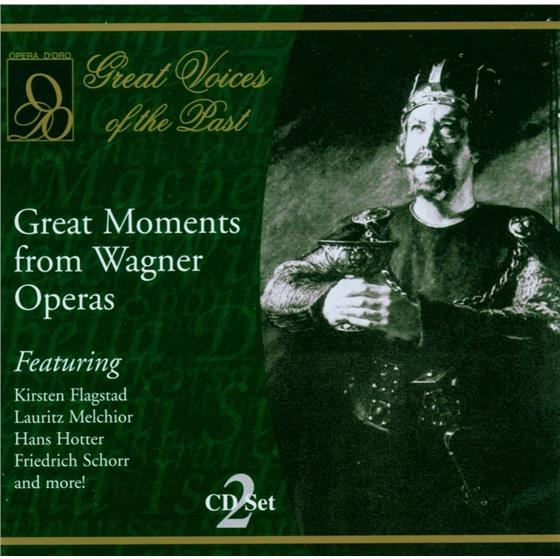 Bohnen, Destinn, Flagstad & Richard Wagner (1813-1883) - Arien : Great Moments From Wagner s 2 CDs