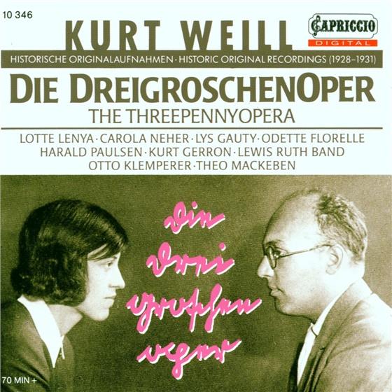 Lenya Lotte/Klemperer Otto & Kurt Weill (1900-1950) - Dreigroschenoper
