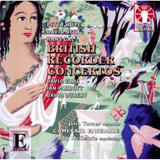 John Turner & Various - British Recorder Concertos - Blockflöte