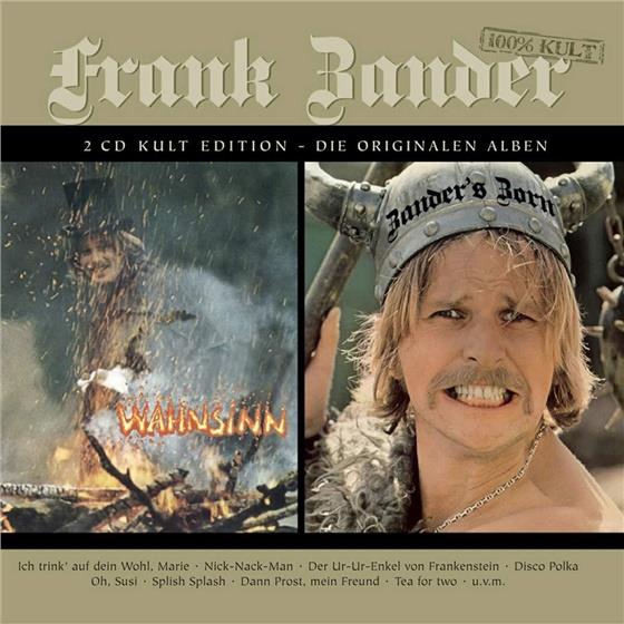 Frank Zander - Wahnsinn/Zander's Zorn 2 CDs