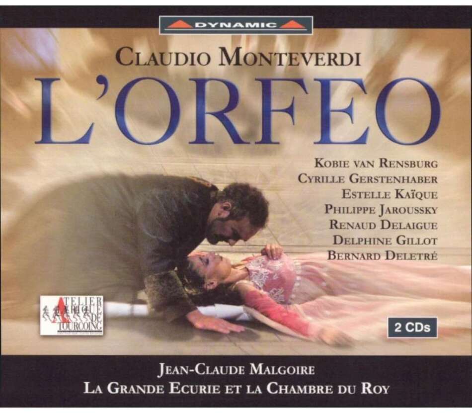 Rensburg, Gerstenhaber, Kaique, Claudio Monteverdi (1567-1643) & Jean-Claude Malgoire - Orfeo 2 CDs
