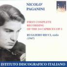 Ricci & Nicolò Paganini (1782-1840) - Caprices Op1/1-24