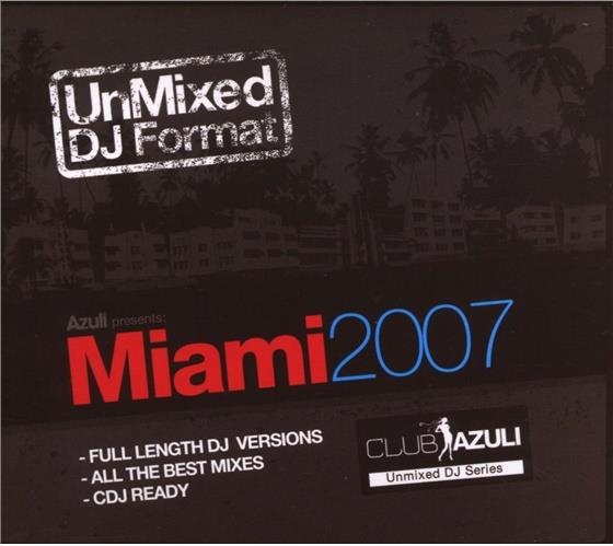 Azuli Presents - Miami 2007 - Unmixed 2 CD