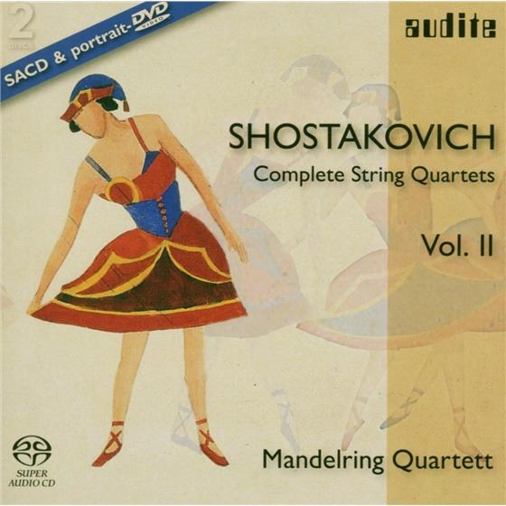 Mandelring Quartet & Dimitri Schostakowitsch (1906-1975) - Streichquart 2 (Nr 3+6+8) SACD