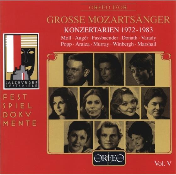 Diverse Gesang & Wolfgang Amadeus Mozart (1756-1791) - Mozartsänger Vol.5 Konz 72-83