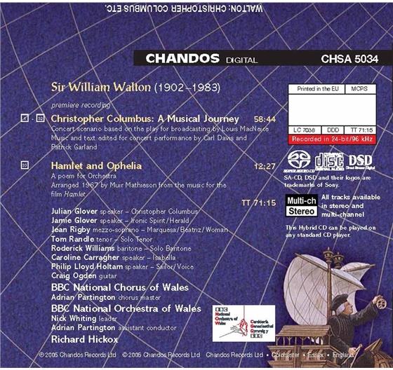--- & Walton - Christopher Columbus SACD