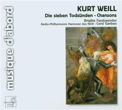 Fassbaender Brigitte/Garben & Kurt Weill (1900-1950) - Sieben Tots&uuml;nden/Chansons