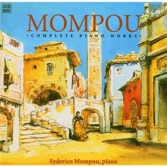 Federico Mompou (1893-1987) & Federico Mompou (1893-1987) - Klavierwerke Komplett 4 CDs