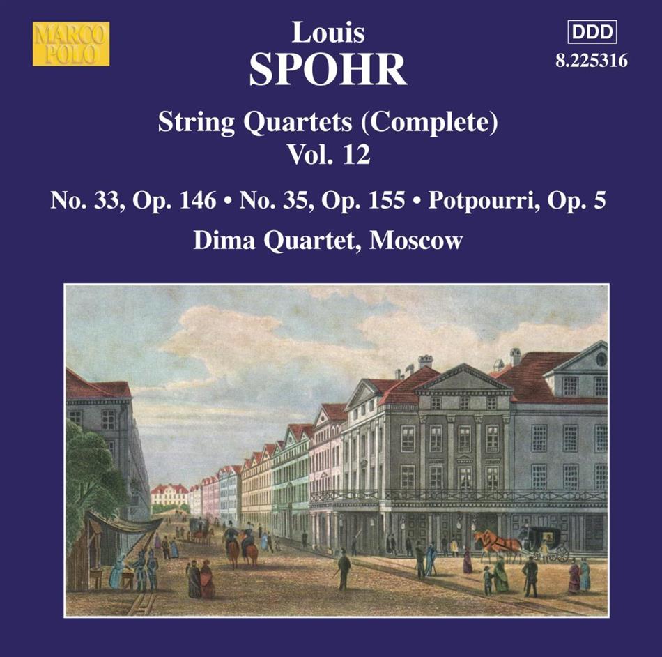 Dima Quartet & Spohr - Streichquartett Vol.12