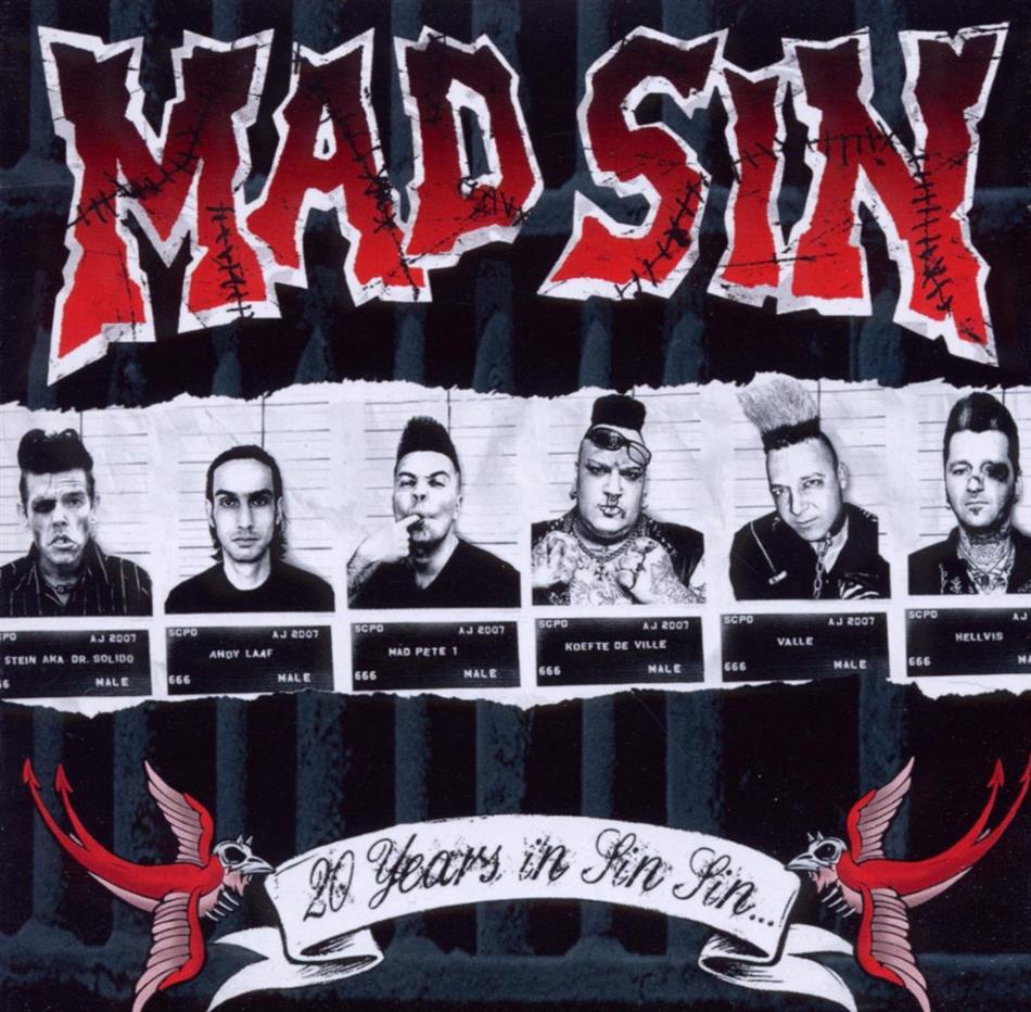 Mad Sin - 20 Years In Sin Sin 2 CDs