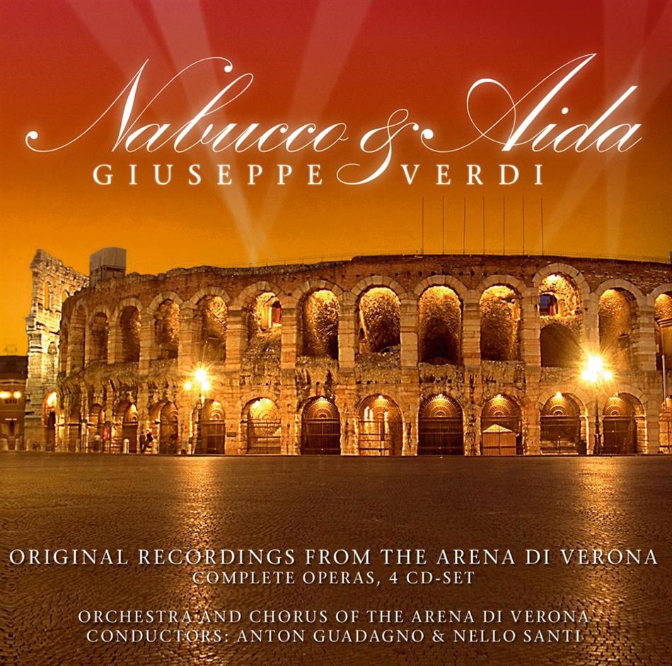 Orchestra dell'Arena di Verona & Giuseppe Verdi (1813-1901) - Nabucco & Aida - Collector Box Live Verona 4 CD