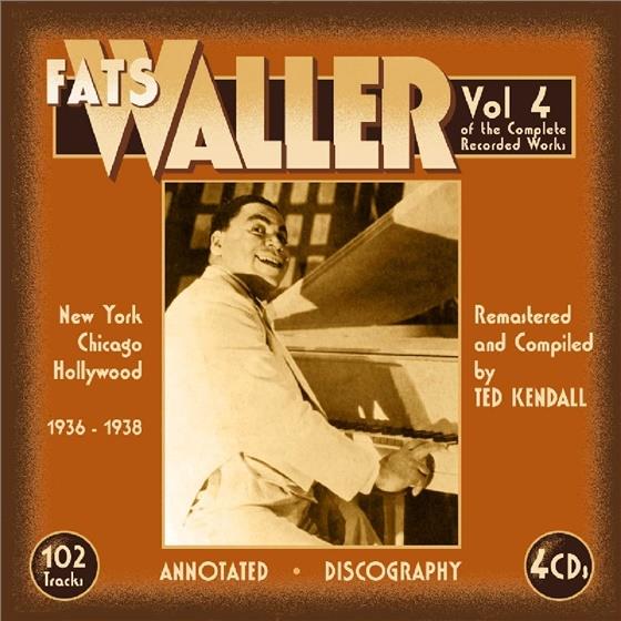 Fats Waller - Vol. 4 - 1936-1938 Remastered, 4 CDs