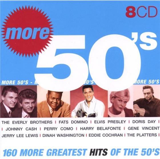 More Greatest Hits Of The 50'S - Various 8 CD