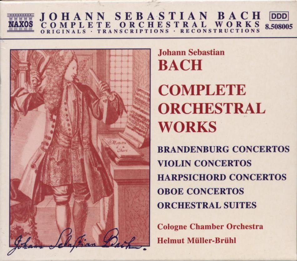 --- & Johann Sebastian Bach (1685-1750) - Orchesterwerke Komplett 8 CDs