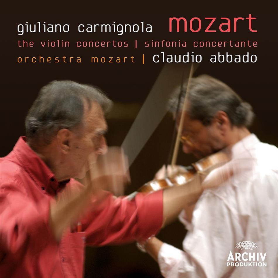 Giuliano Carmignola & Wolfgang Amadeus Mozart (1756-1791) - Violin Concertos/Sinfonia Concertante 2 CD