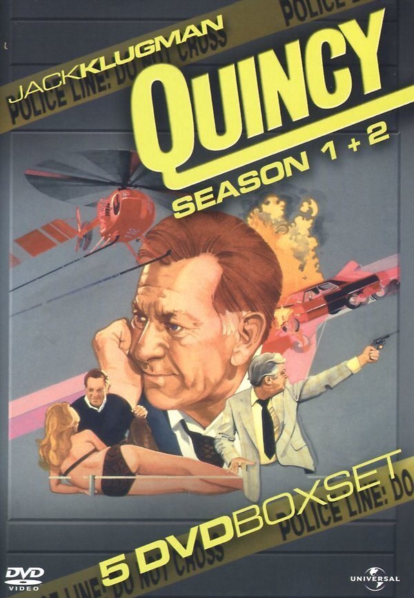 Quincy - Staffel 1 + 2 5 DVDs