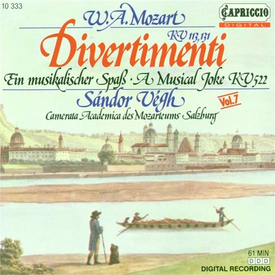Sándor Végh & Wolfgang Amadeus Mozart (1756-1791) - Divert.Kv 113+131/Mus.Spass