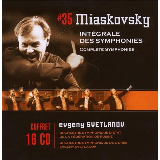 Evgeny Svetlanov & Miaskovsky - Integrale Des Symphonies 16 CDs
