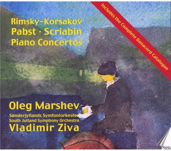 Marshev/South Jutland Symphony & Pabst/Rimsky-Korssakoff/Scriabin - Three Russian Piano Concertos