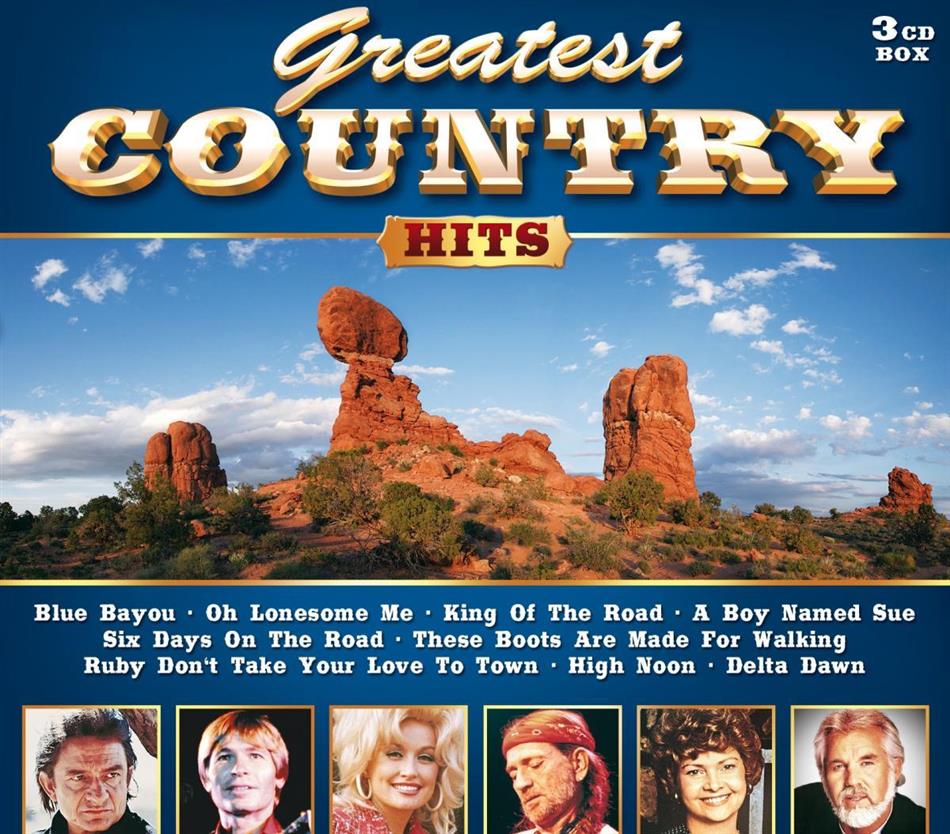 Greatest Country Hits - Various - Euro Trend 3 CDs