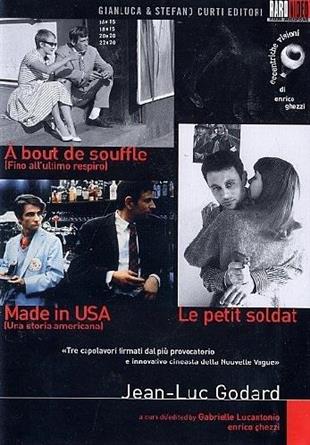 Cofanetto Jean-Luc Godard - A bout de souffle/Made in USA/Le petit soldat 3 DVD + Libro