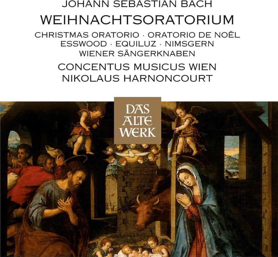 Johann Sebastian Bach (1685-1750), Nikolaus Harnoncourt & Concentus Musicus Wien - Weihnachtsoratorium 2 CD