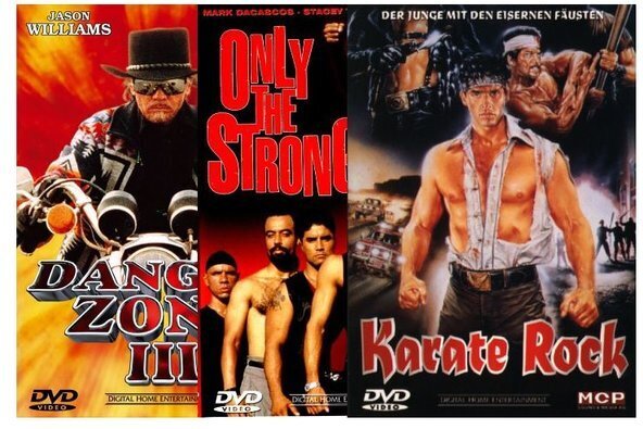 Action Paket 1 Box, 3 DVDs