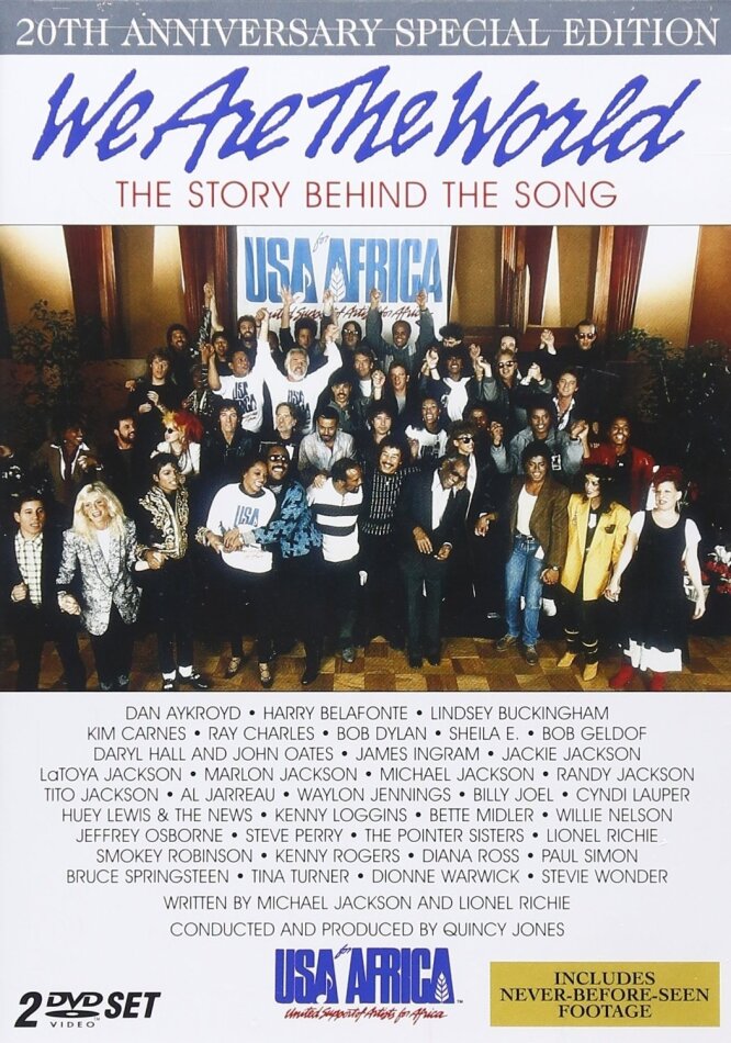 Various Artists - We Are The World - The Story Behind the Song (1985) 20th Anniversary Special Edition, 2 DVDs